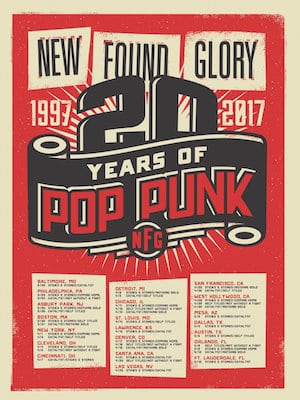 New Found Glory Announce 20th Anniversary Tour