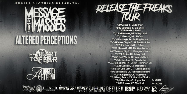 Bands Announced For The “Release The Freaks Tour”