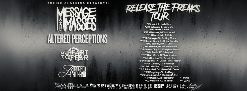 Bands Announced For The “Release The Freaks Tour”