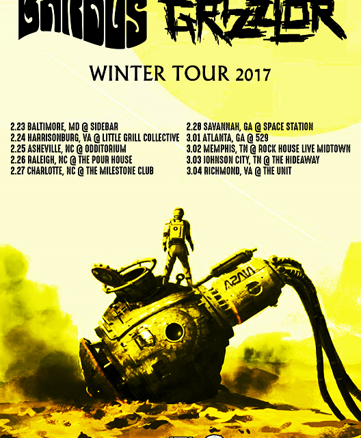 Grizzlor w/ Bardus US tour dates