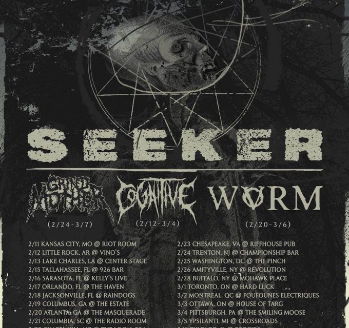 Seeker announce tour w/ Grindmother, Cognitive, Wvrm
