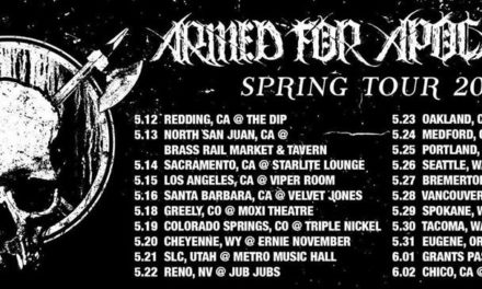 Armed For Apocalypse Announces Spring Tour Dates