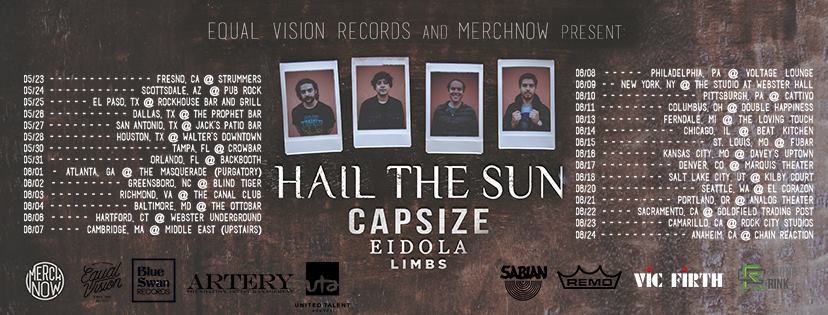 Hail The Sun Announces U.S. Tour Dates