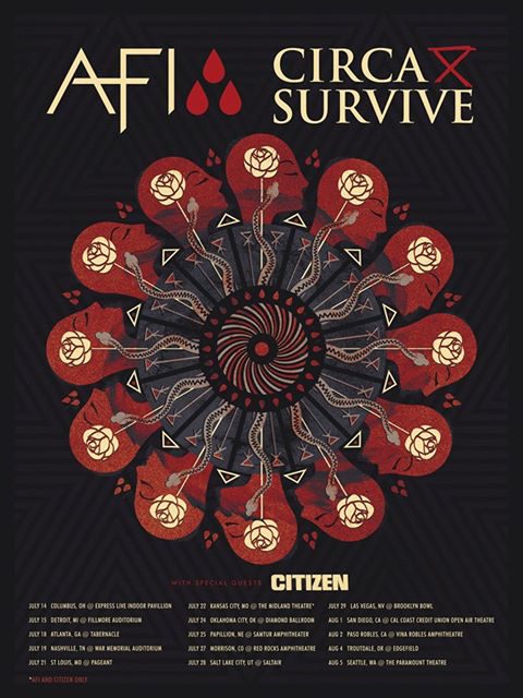 AFI And Circa Survive Announces Co-Headlining Tour Dates