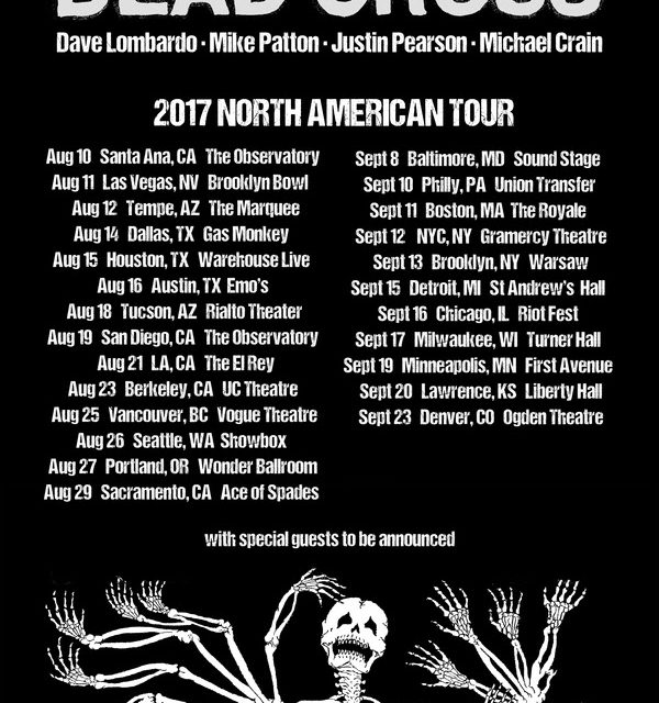 Dead Cross Announced North American Tour Dates
