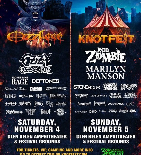 Ozzfest Meets Knotfest 2017 Announced
