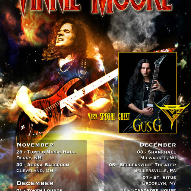Vinnie Moore Announces Winter U.S. Tour Dates