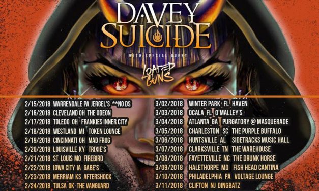 Crazy Town announced a 2018 tour w/ Davey Suicide, and Loaded Guns