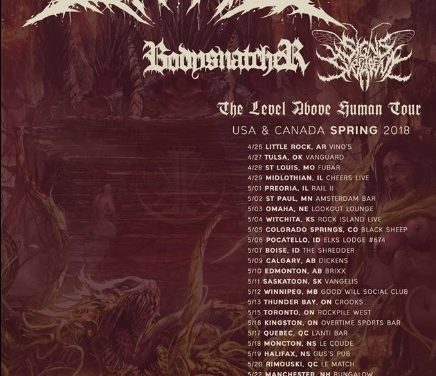 Ingested announced a tour w/ Bodysnatcher, and Signs of the Swarm