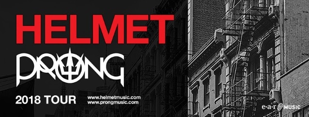 Helmet and Prong announced a co-headline tour