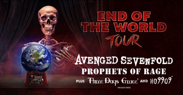 Avenged Sevenfold announces tour w/ Three Days Grace, Prophets of Rage, and Ho99o9