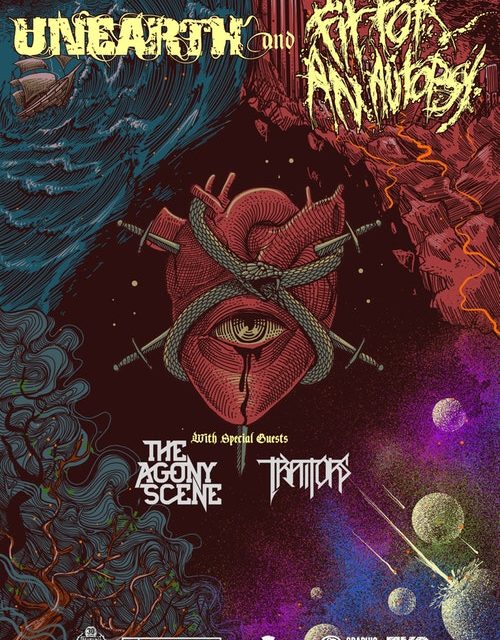 Unearth announced a tour with Fit For An Autopsy, The Agony Scene, Traitors, and I Am